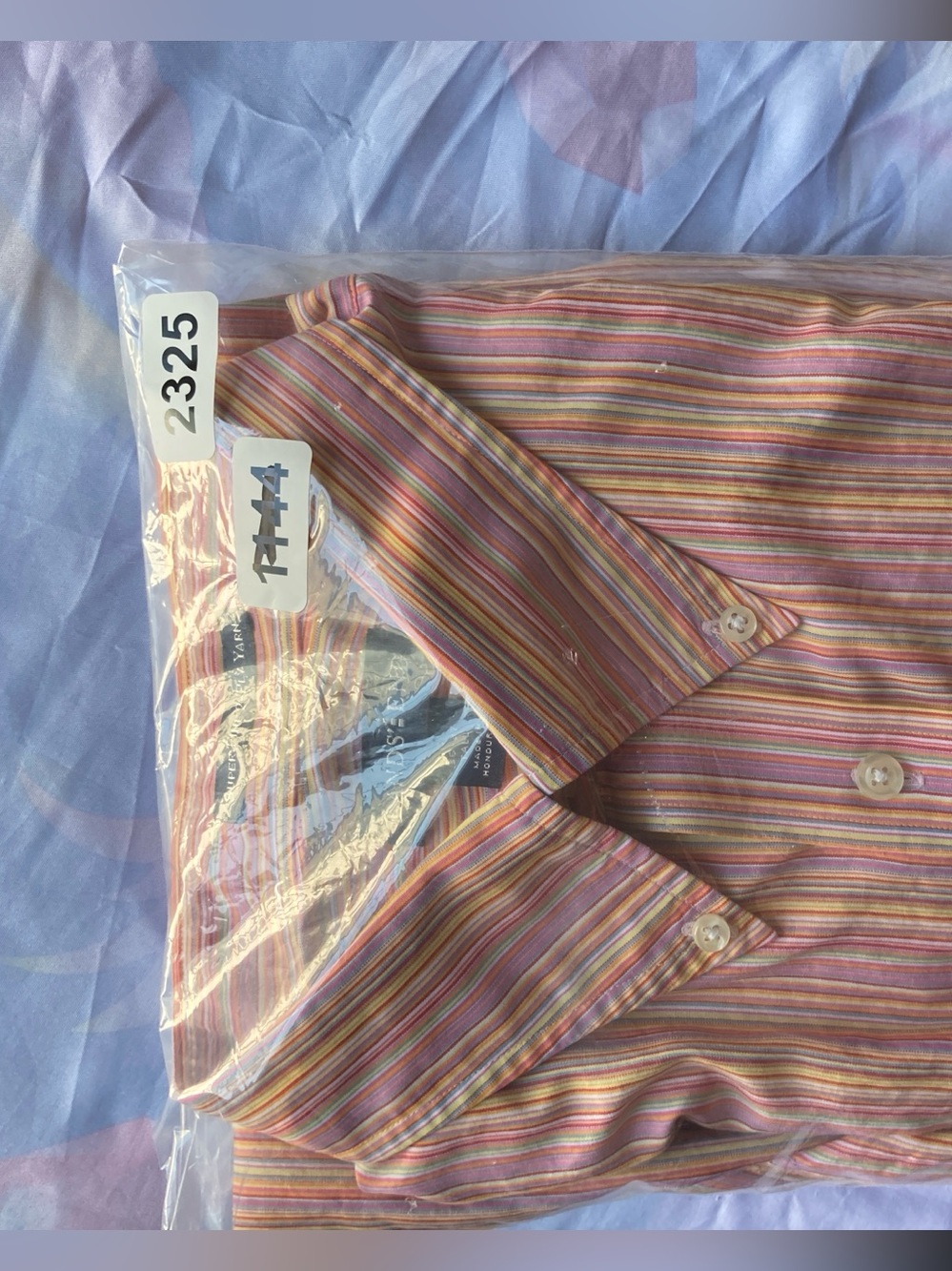 Lands' End Pink & Yellow Multi-Stripe Button-Down Shirt - Picture 11 of 11
